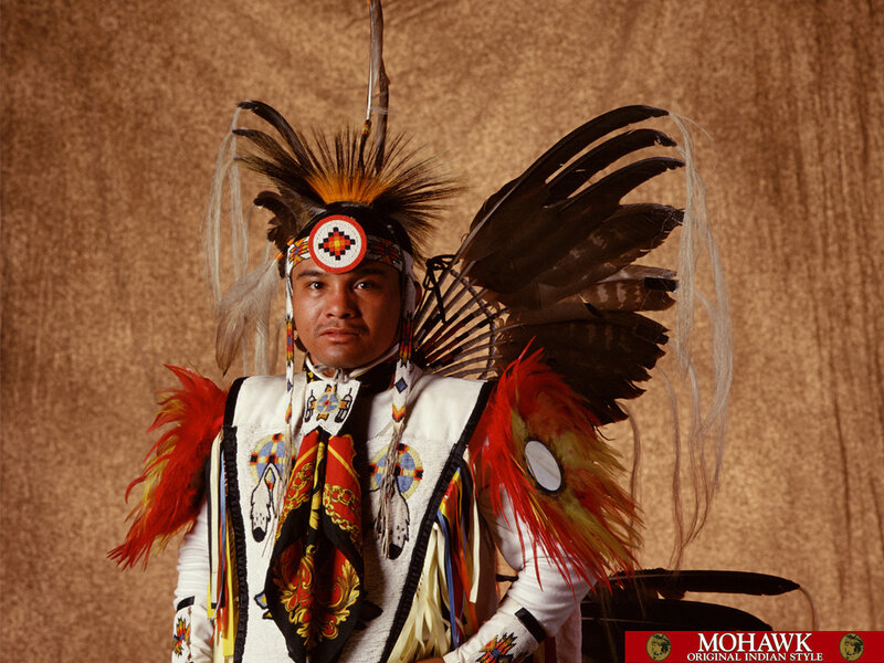 Man in Traditional Regalia — Brown