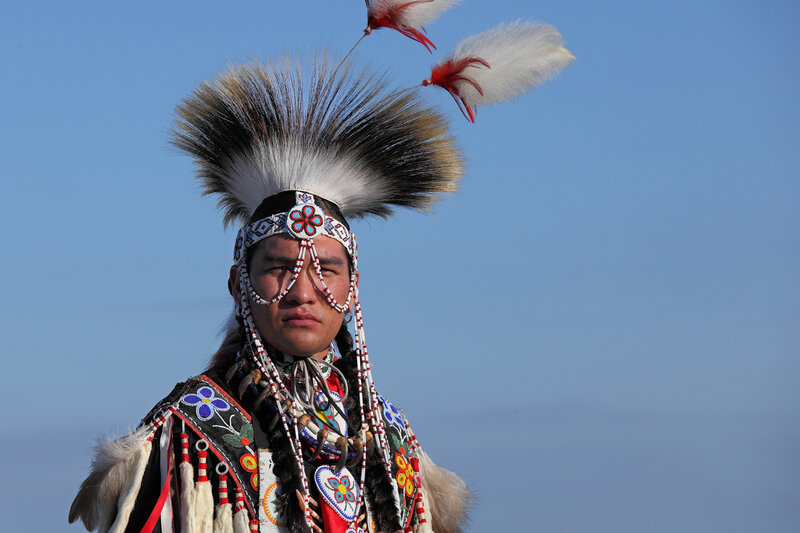 Man in Traditional Regalia