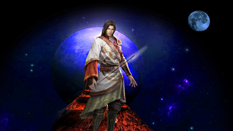 Man in Traditional Robes — Blue