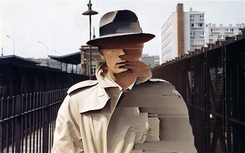 Man in Trench Coat — Beige, Dramatic