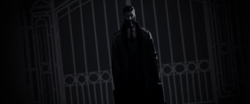 Man in Trench Coat — Black, Dark, Dramatic, Night