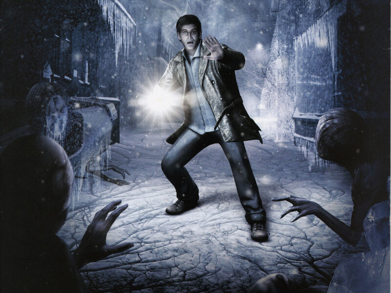 Man in Trench Coat — Blue, Dramatic