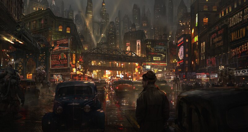 Man in Trench Coat — Dark