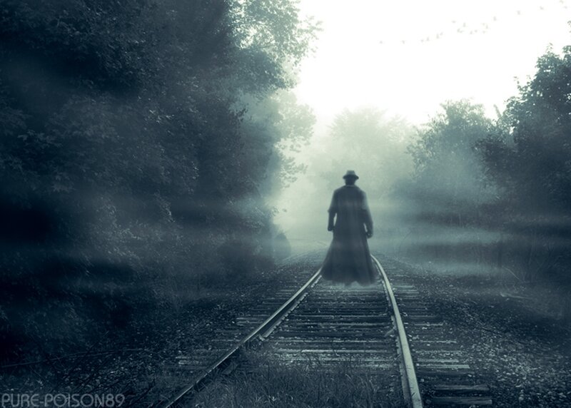 Man in Trench Coat — Gray, Mysterious