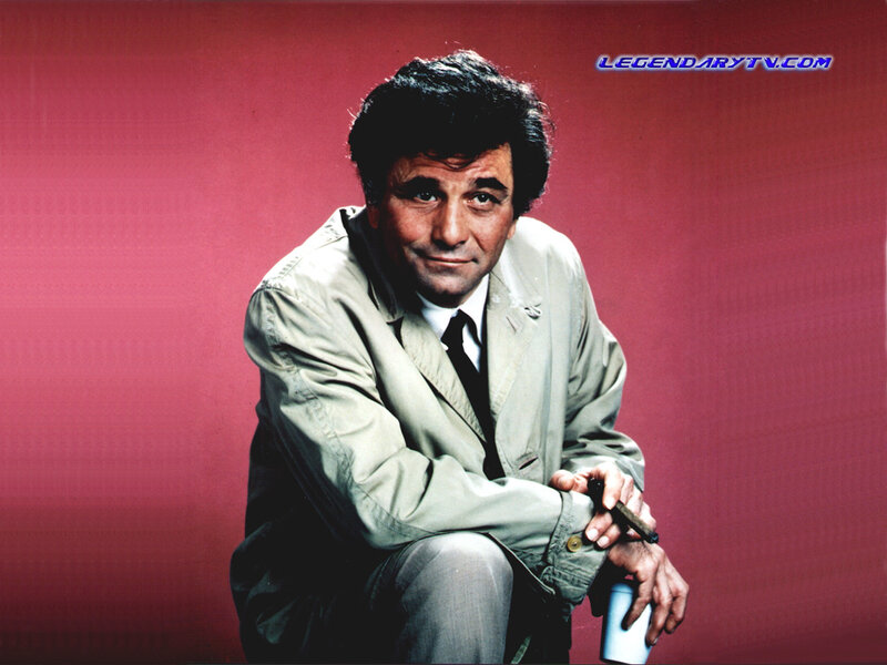 Man in Trench Coat — Red, Serious