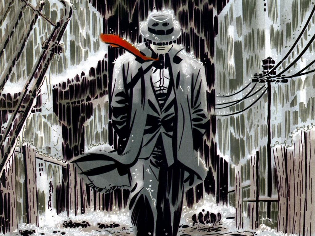 man in trench coat walking