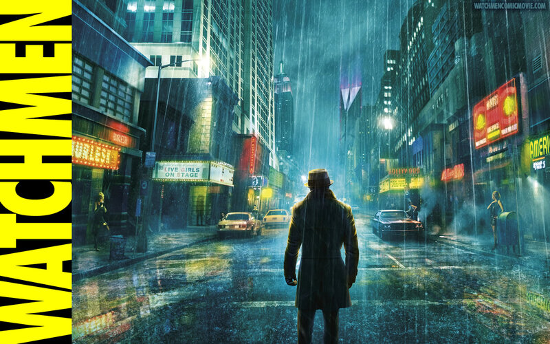 Man in Trench Coat — Yellow, Dramatic, Night, Digital Art, Rainy Street