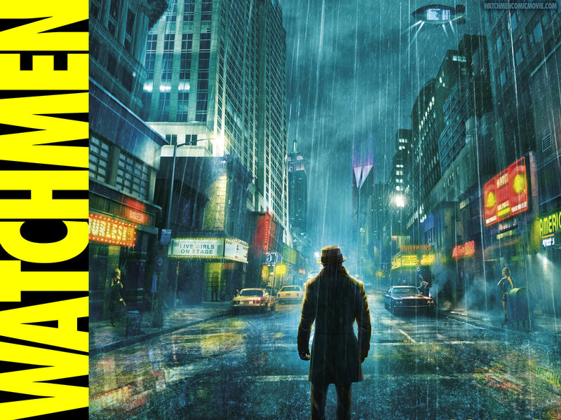 Man in Trench Coat — Yellow, Dramatic
