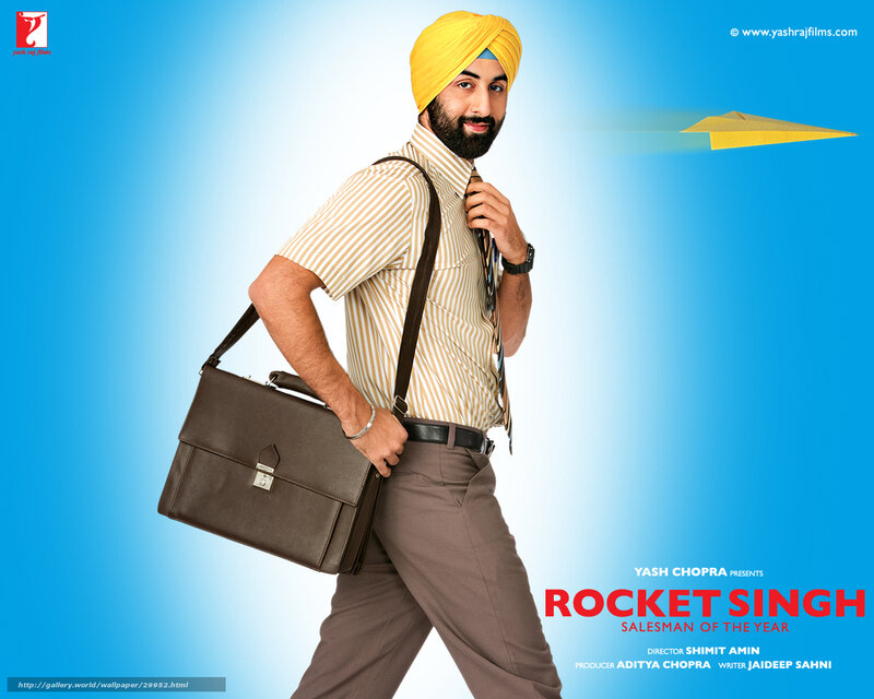 Man in Turban with Briefcase — Blue