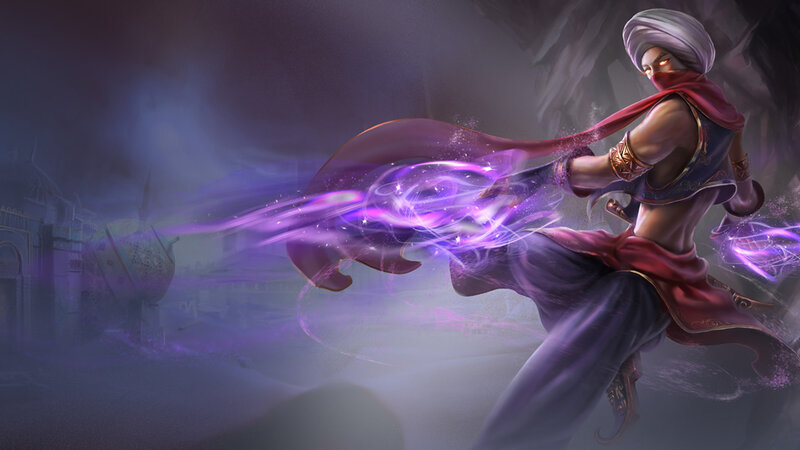 Man in Turban with Purple Energy