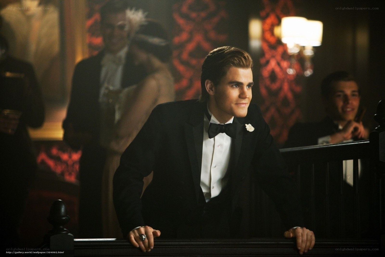 man in tuxedo at party