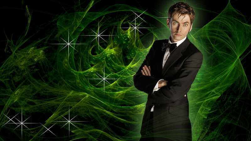 Man in Tuxedo — Black, Dramatic, Digital Art, Green Energy
