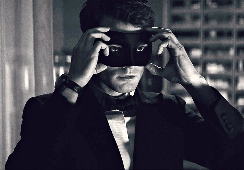 Man in Tuxedo — Black, Dramatic, Night, Photograph, Mask