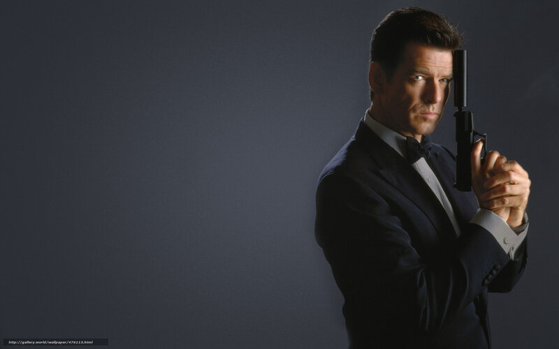 Man in Tuxedo Holding Gun — Black, Serious, Photograph, Bow Tie
