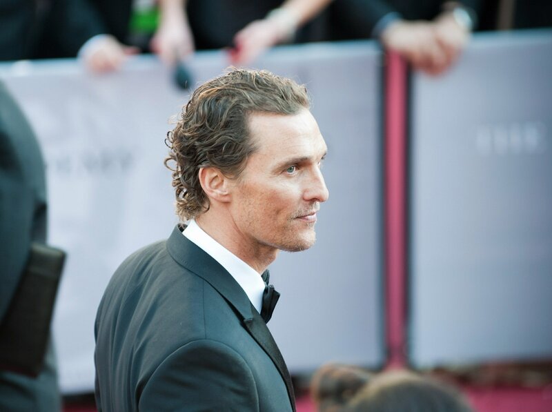 man in tuxedo on red carpet