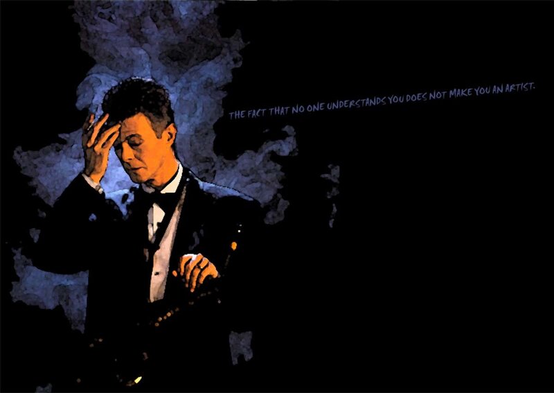 man in tuxedo with quote