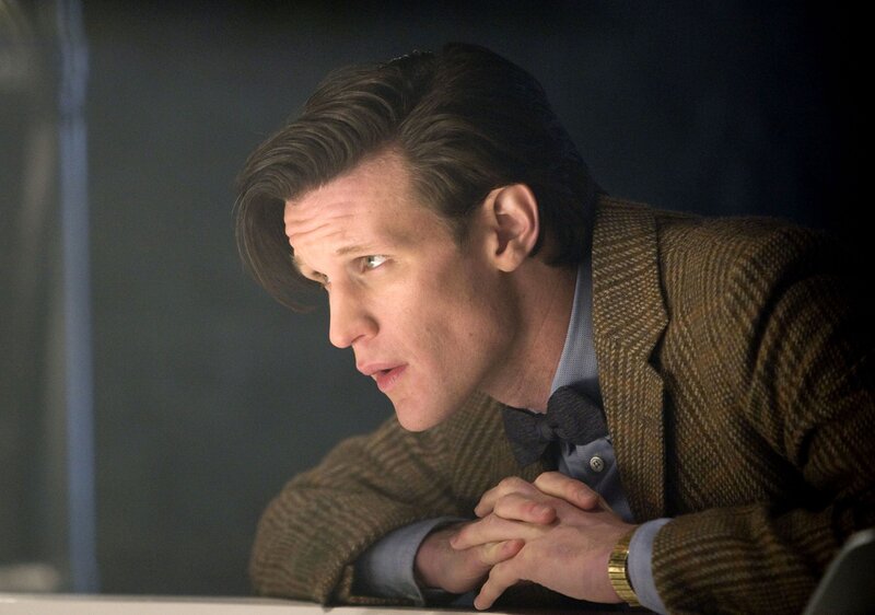 Man in Tweed Jacket — Brown, Serious