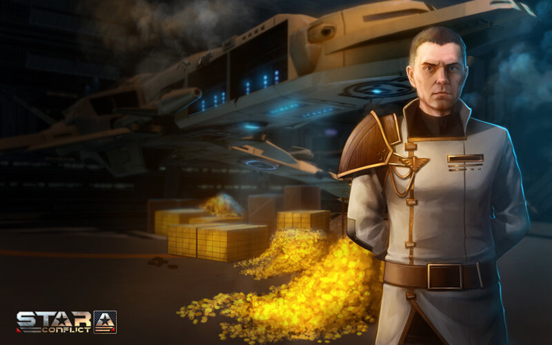 Man in Uniform — Yellow, Dramatic, Night