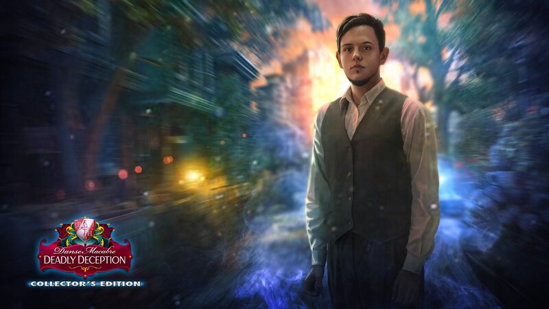 Man in Vest Standing — Blue