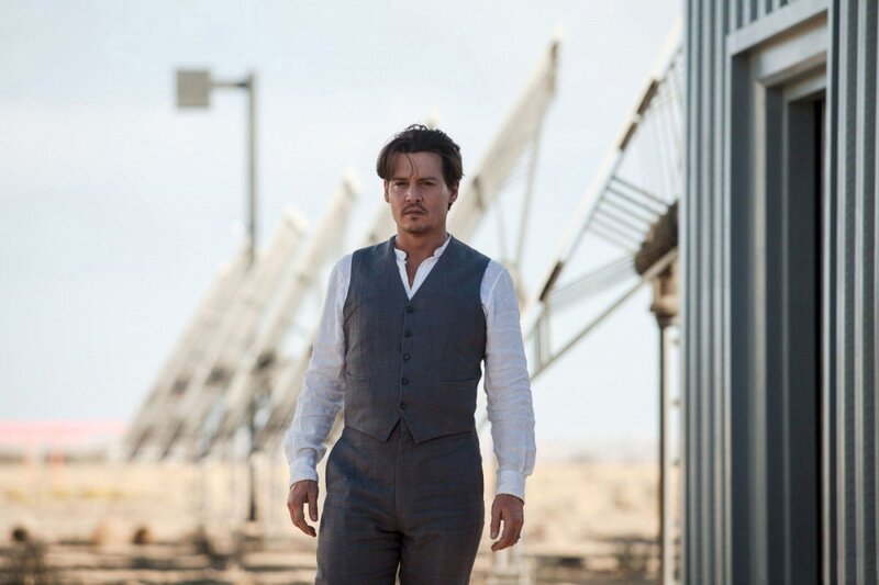 Man in Vest Walking — Gray