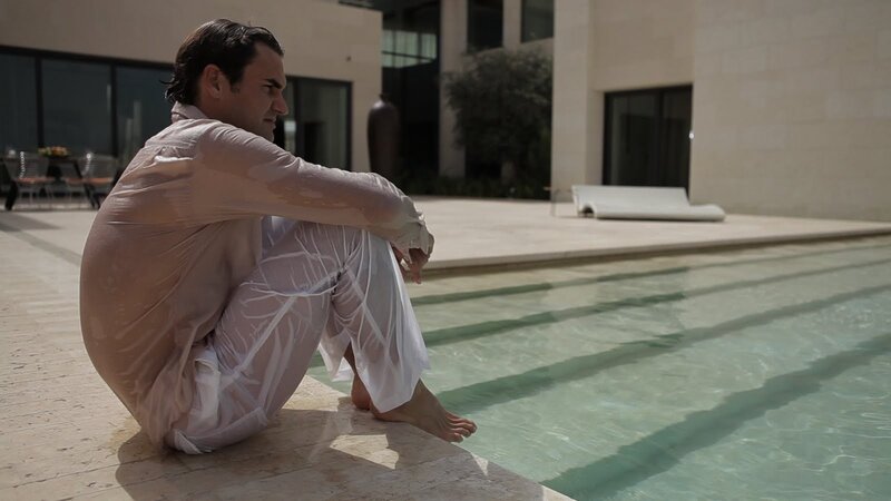 Man in Wet Clothes