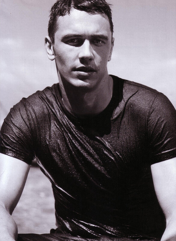 man in wet t-shirt