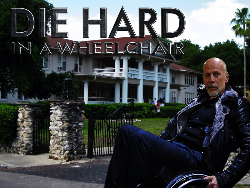 Man in Wheelchair — Black