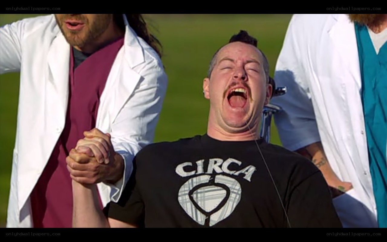 Man in wheelchair screaming