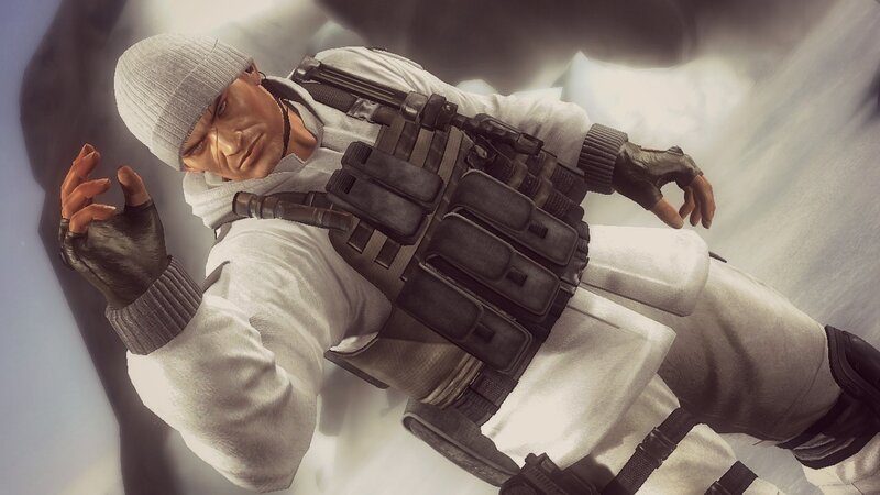 Man in White Clothing — Dramatic