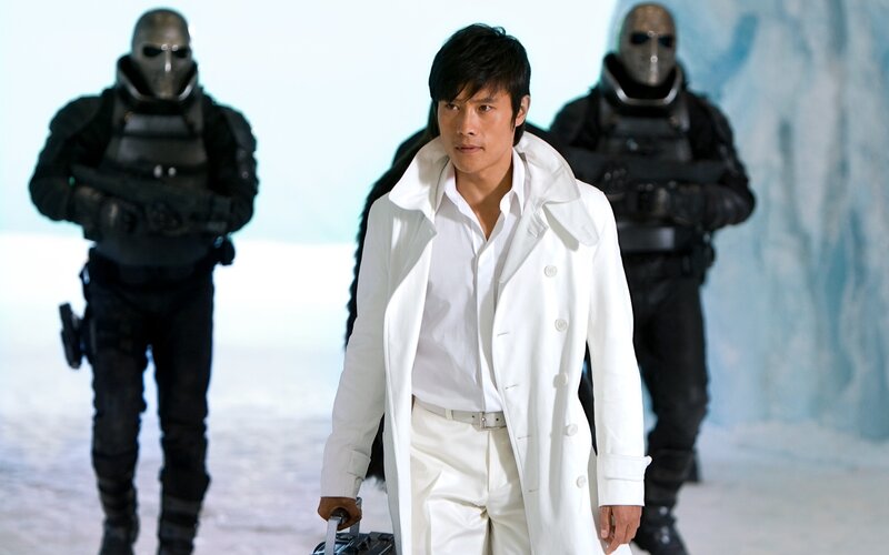 Man in White Coat — Dramatic, Photograph, Soldiers, Suitcase