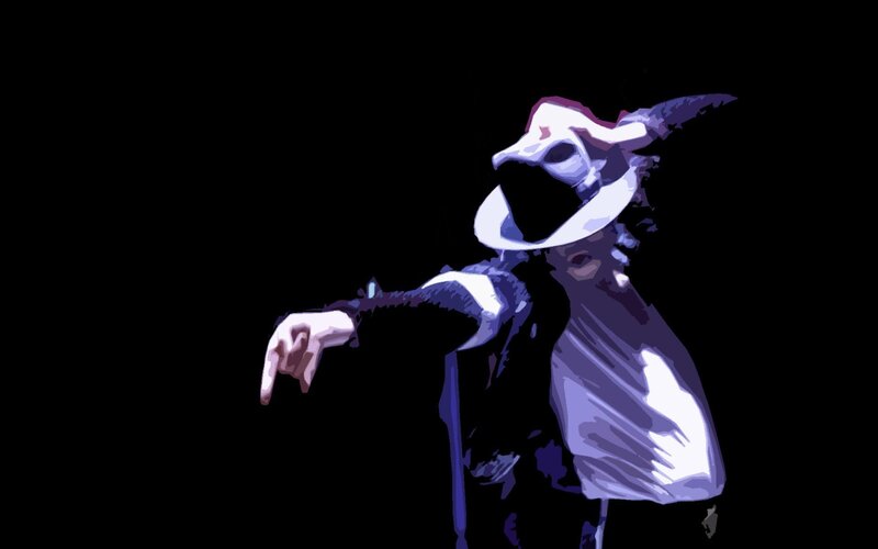 Man in White Hat — Black, Dramatic