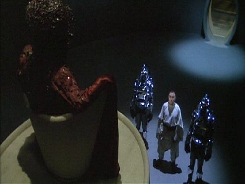 Man in White Robe — Black