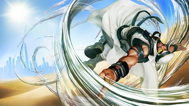 Man in White Robe — Dramatic, Afternoon