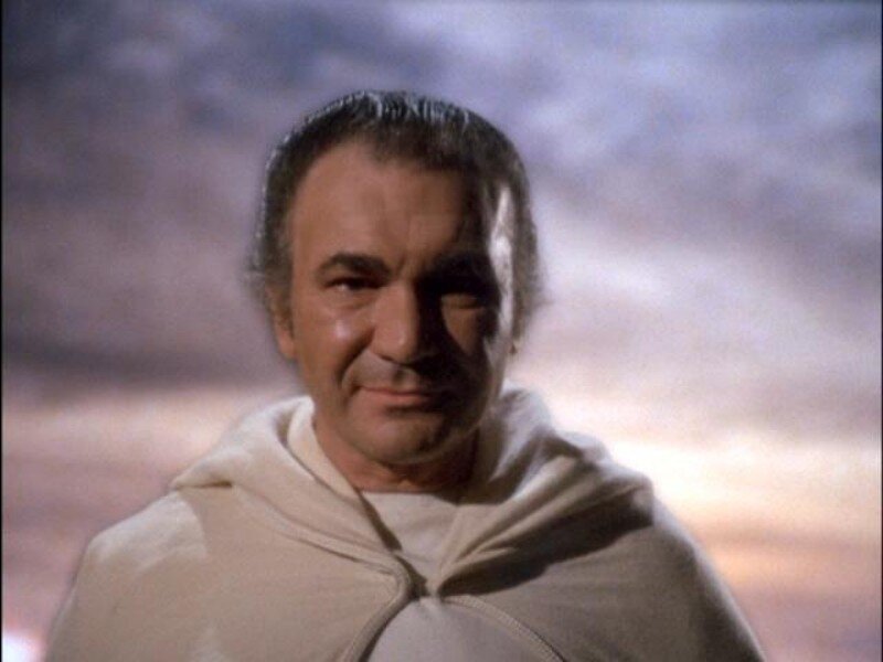 Man in White Robe — Dramatic