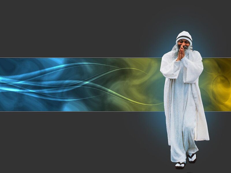 Man in White Robe — Serene, Photograph