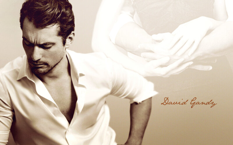 Man in White Shirt — Beige, Dramatic, Photograph