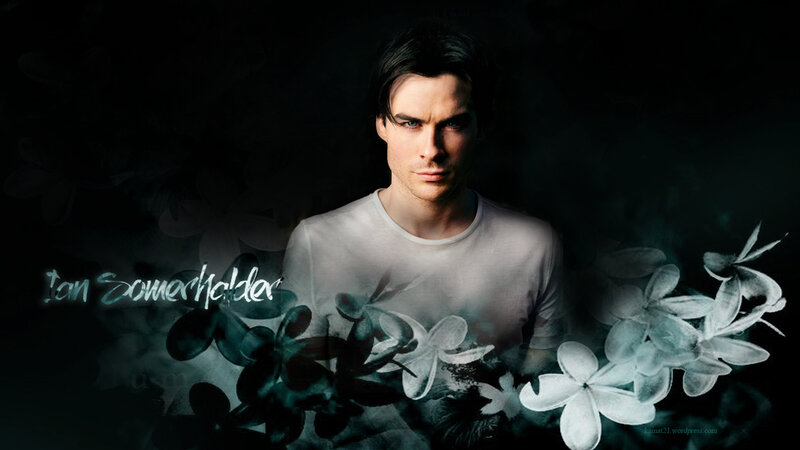 Man in White Shirt — Black, Dramatic, Photograph, Flowers