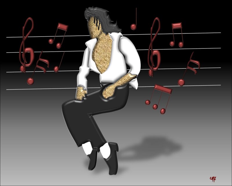 Man in White Shirt — Black, Dynamic