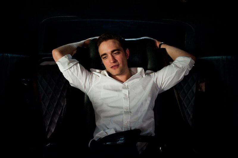 Man in White Shirt — Black, Relaxed
