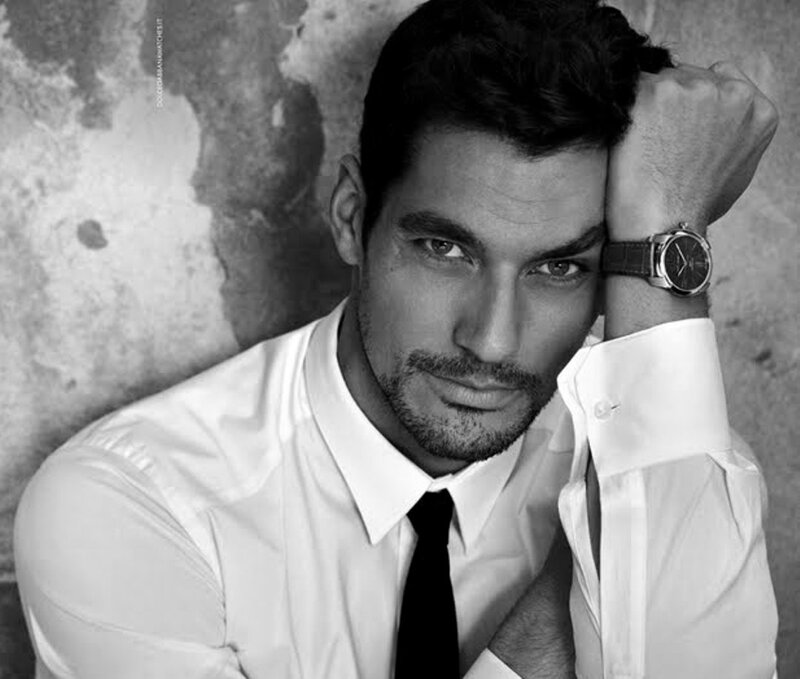 Man in White Shirt — Black, Serious, Photograph, Watch
