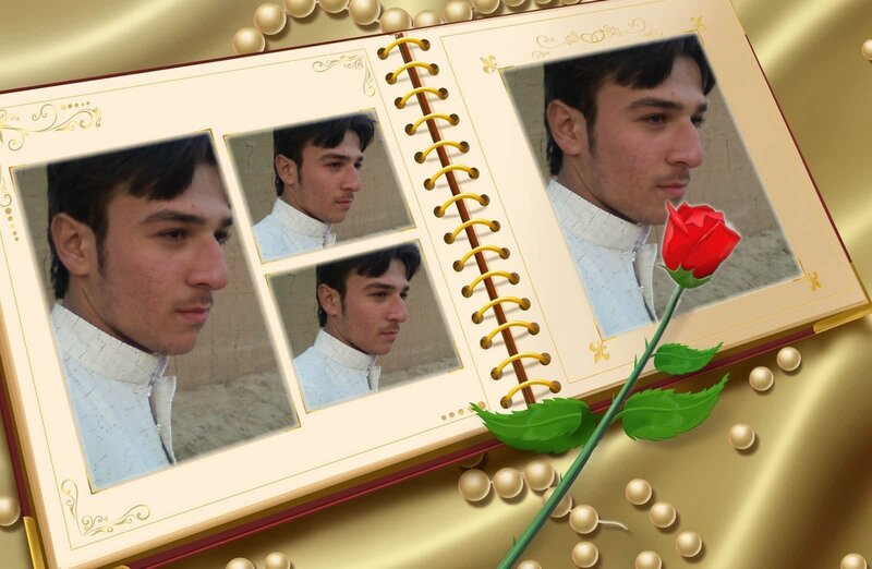 Man in White Shirt — Gold