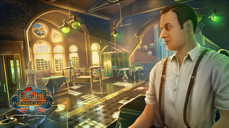 Man in White Shirt — Green, Dramatic, Afternoon