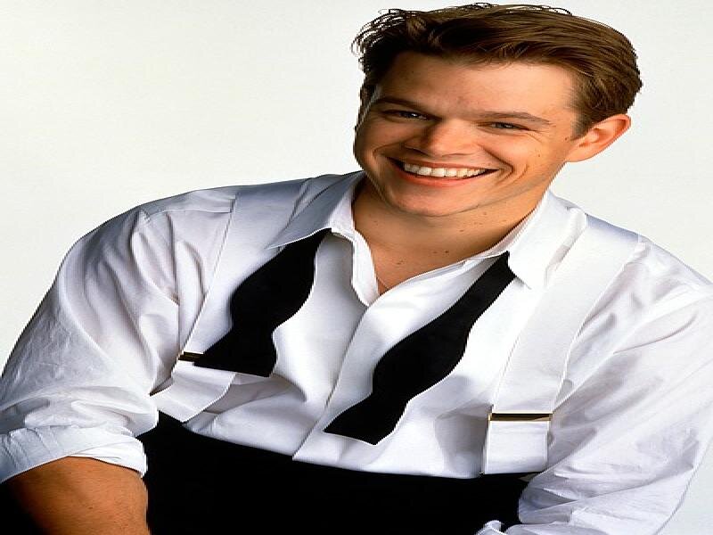 Man in White Shirt — Happy