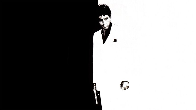 Man in White Suit — Black, Dramatic, Photograph