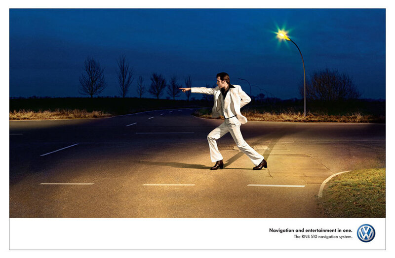 Man in White Suit — Blue, Dramatic
