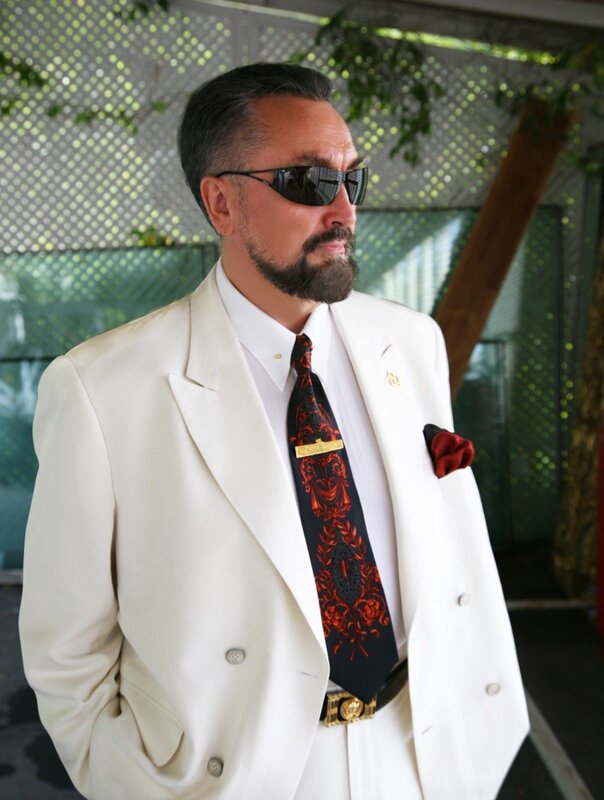 Man in White Suit — Confident, Afternoon, Photograph, Sunglasses
