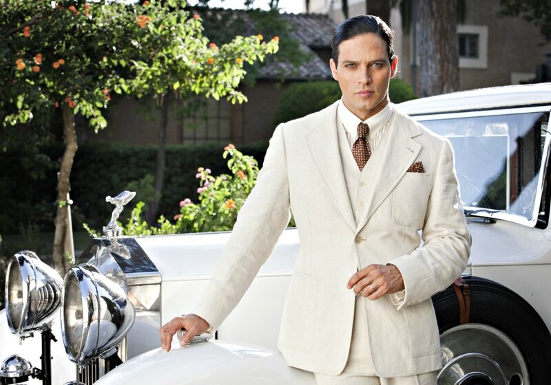 Man in White Suit — Confident, Afternoon