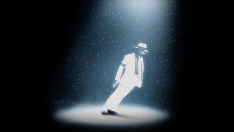 Man in White Suit Dancing — Dramatic