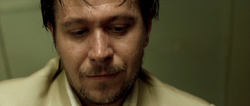 Man in White Suit — Green, Dramatic