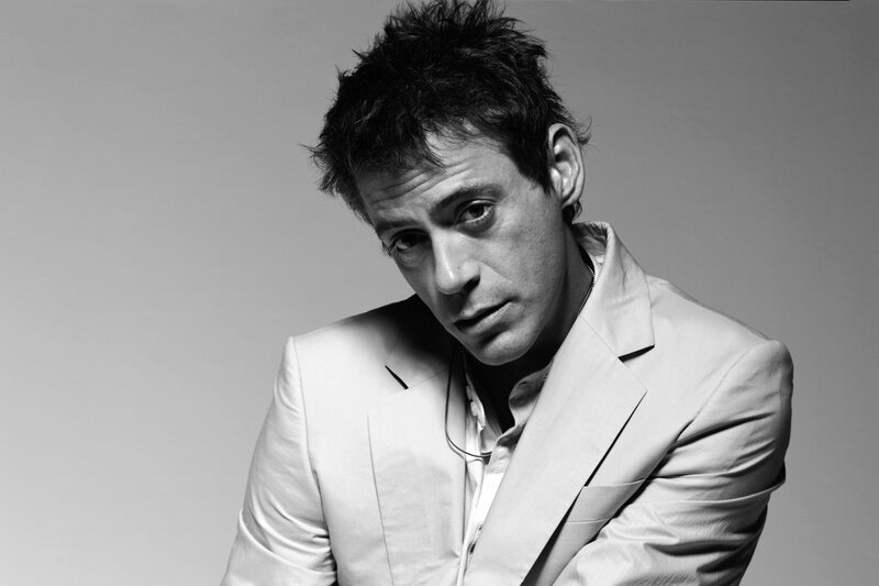 man in white suit portrait